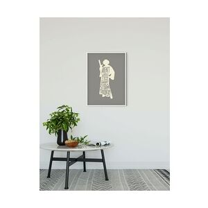 Komar Wandbild SW Silhouette Leia 30 x 40 cm