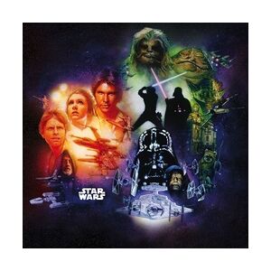 Komar Vlies Fototapete Star Wars Classic Back to the past 250 x 250 cm