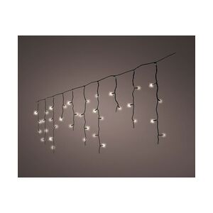 Kaemingk LED Lichtervorhang Icicle Lights 175 Lichter 7,5 m schwarz