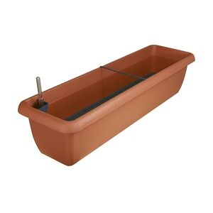 Geli Bewässerungsblumenkasten Aqua Andalucia 80 cm terracotta