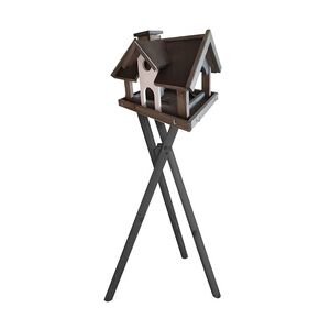 Weitere Vogelhaus massiv mit 3-Bein Ständer LxBxH: 34x33x40 cm