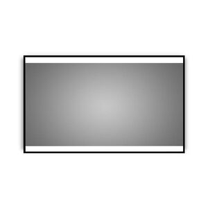 DSK LED Lichtspiegel Black Stark 120 x 70 cm, schwarz