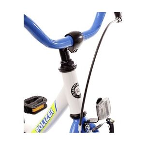 Bachtenkirch Kinderfahrrad Polizei 16 Zoll kristall-weiß/blau/neon