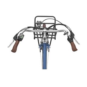 Telefunken Fahrrad Telefunken E-Bike City RT530 unisex 28 Zoll RH 50cm 3-Gang 374 Wh blau