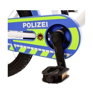 Bachtenkirch Kinderfahrrad Polizei 14 Zoll kristall-weiß/blau/neon