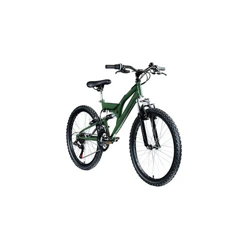 Galano Jugendfahrrad FS180 MTB Fully 24 Zoll RH 37cm 18-Gang khaki