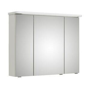 Pelipal Spiegelschrank Fokus 4005 Lack polarweiß Hochglanz, Breite 90 cm