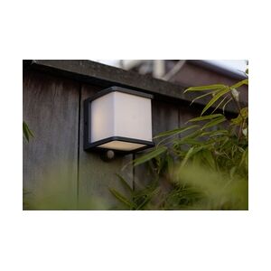 Lutec LED Außenleuchte Solar Doblo 11 x 11 cm 8 W Bewegungsmelder