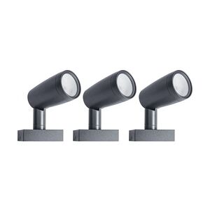 Ledvance LED Außenleuchte Smart+ WiFi Garden Spot silber 3er Set