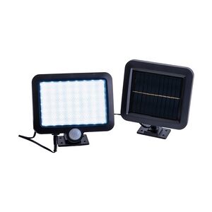 Weitere Solar Außenleuchte Solarpanel Berto 250 lm, Licht kaltweiß, schwarz