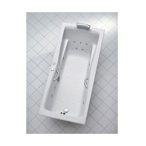 Ottofond Whirlpool-Badewanne Komplettset Atlanta 180 cm