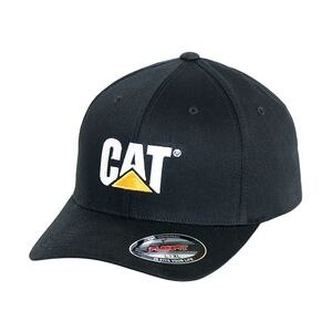 CAT Baseball Cap Flexfit schwarz