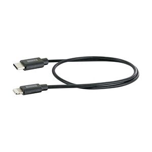 Schwaiger Sync und Ladekabel Apple 0,5 m USB Type C, schwarz