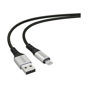 Schwaiger Sync und Ladekakabel unzerstörbar 1,2m Apple Lightning zu USB 2.0 A