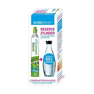 Sodastream Reservezylinder mit Glaskaraffe