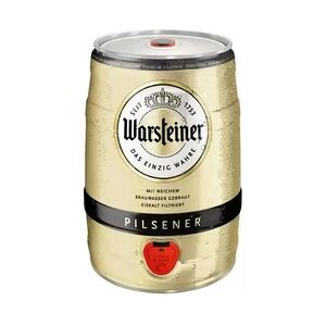 Warsteiner Bier Pils 5 l Party-Fass mit Zapfhahn