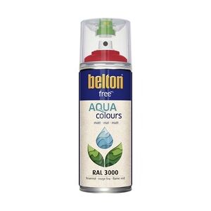 Belton free Lackspray Acryl-Wasserlack 400 ml feuerrot matt