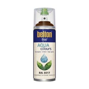 Belton free Lackspray Acryl-Wasserlack 400 ml schokobraun hochglanz