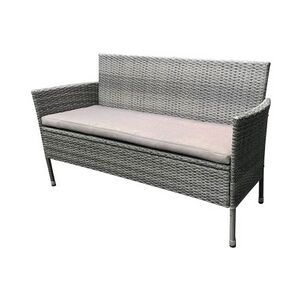 TrendLine Rattanbank 3 Sitzer Greta 149 x 59 x 85 cm