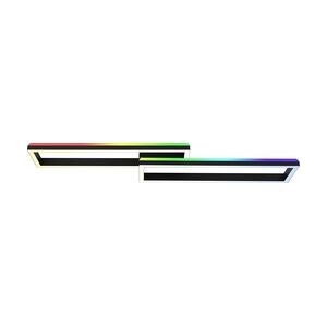 Briloner LED Deckenleuchte Frame Back 119,5 cm, alu, RGB CCT