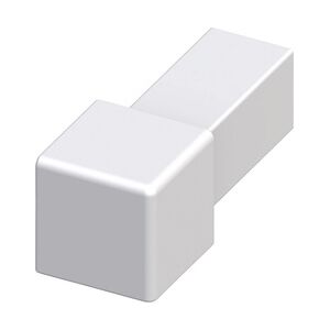 alfer Quadrat-Fliesenecke Aluminium eloxiert silber