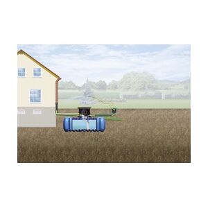 4rain Flat L Flachtank-Paket 5000 L Garten-Comfort, begehbar