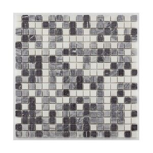 KNG Mosaikfliese Marmor Mini 30 x 30 cm grau Steinmaß: ca. 1,5 x 1,5 cm