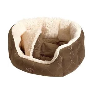 Nobby Komfortbett Ceno oval beige/braun