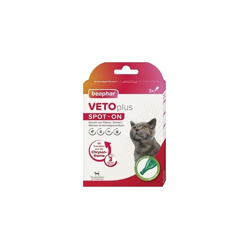 Beaphar Veto plus Spot-on für Katzen 3x1 ml