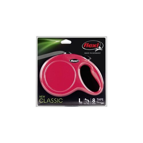 Flexi Hundeleine New Classic L rot, Gurt