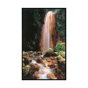 papermoon Infrarotheizkörper EcoHeat 90x120 cm 1200 Watt, Wasserfall Stein