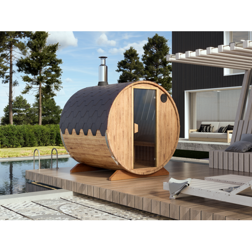 Sauna4Home B1 Fjordholz Fass-Sauna Theo