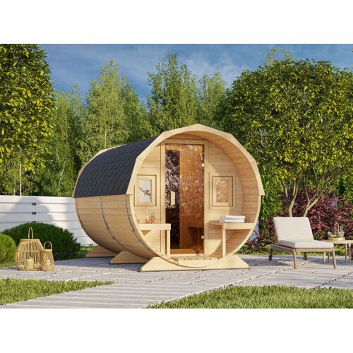 Sauna4Home B1 Fjordholz Fass-Sauna Modell Alvin