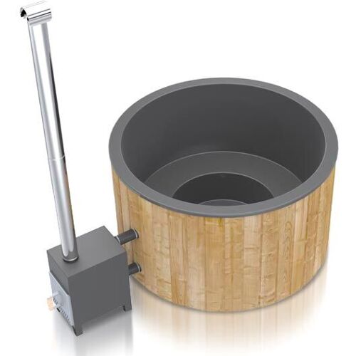 Sauna4Home B1 Fjordholz Hot Tub Rund Linus
