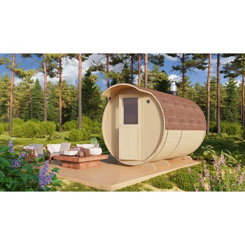 Sauna4Home B1 Fjordholz Fass-Sauna Smilla
