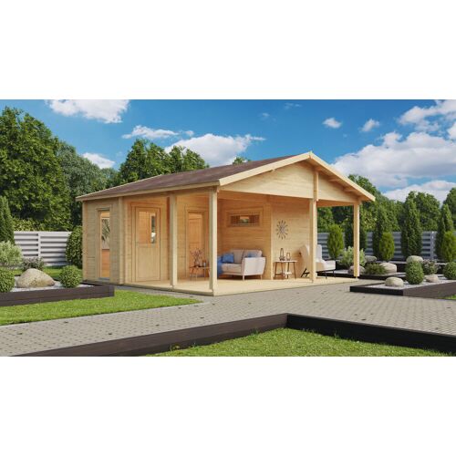 Fjordholz Saunahaus Modell Oskar