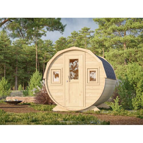 Sauna4Home B1 Fjordholz Fass-Sauna Modell Ando