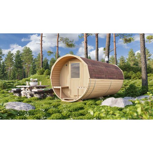 Sauna4Home B1 Fjordholz Fass-Sauna Fite