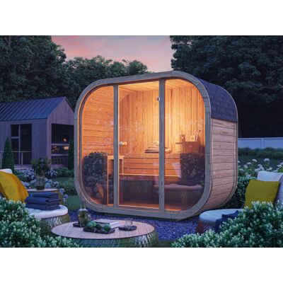 Sauna4Home L2 Fjordholz Fass-Sauna Modell Luxe-2 Premium Sauna4Home L2 Fjordholz Fass-Sauna Modell Luxe-2 Premium