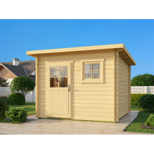 Fjordholz Pultdach Gartenhaus Modell Ezra 3B