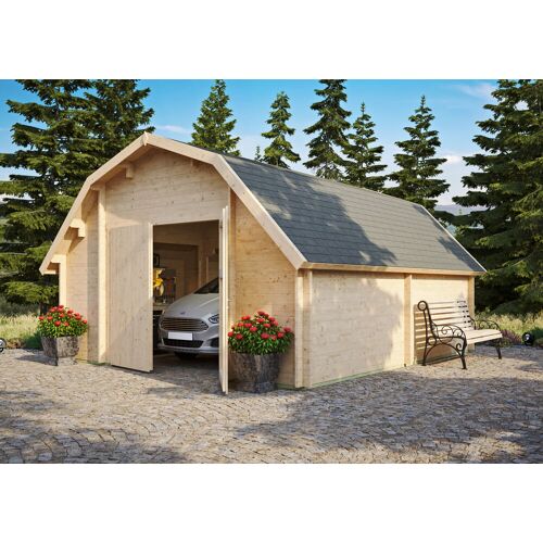 Fjordholz Holzgarage Modell Rhön 44