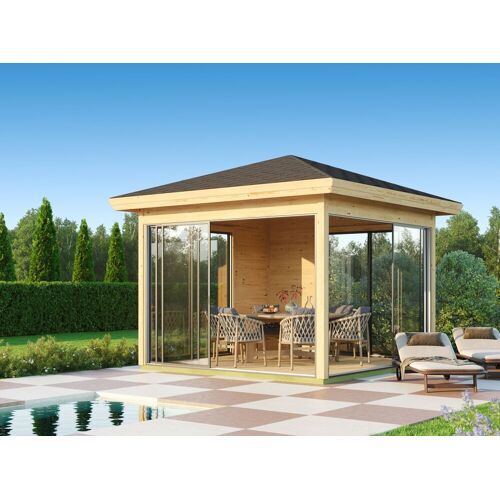 Fjordholz Glaspavillon Modell Alu 44 E