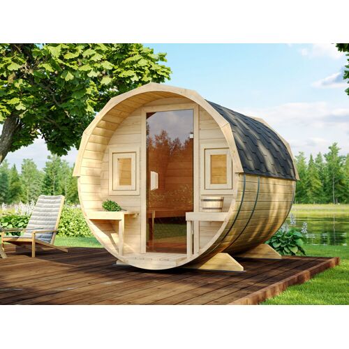 Sauna4Home B1 Fjordholz Fass-Sauna Modell Lauri