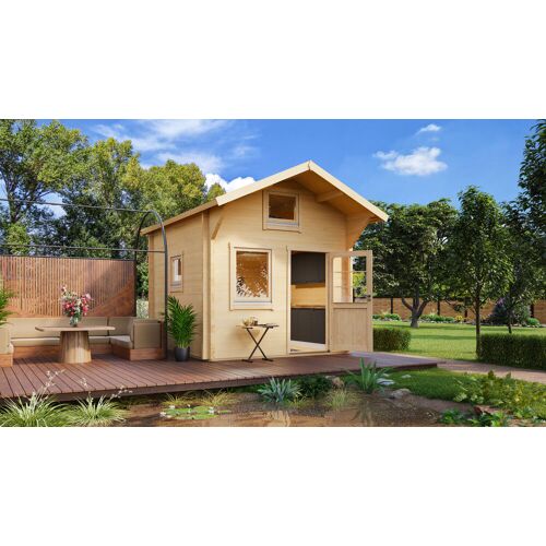 Fjordholz Satteldach Gartenhaus Modell Sönke 44 A