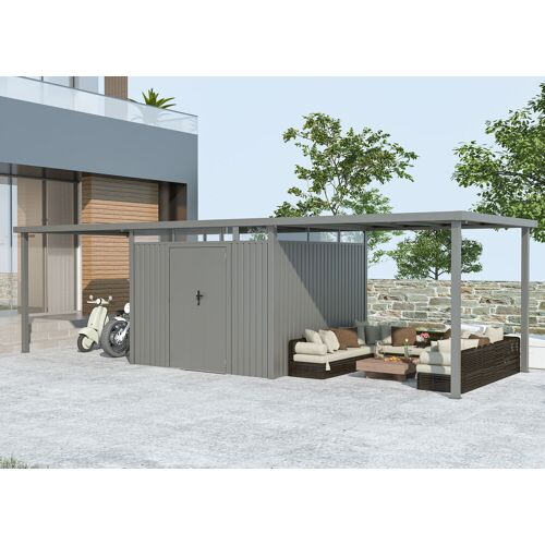 StarlineMetall Z2 Metall Gerätehaus Modell Style 7,56 m² Spar-Set-3
