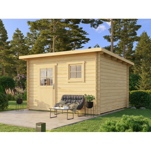 Fjordholz Pultdach Gartenhaus Modell Ezra 5B