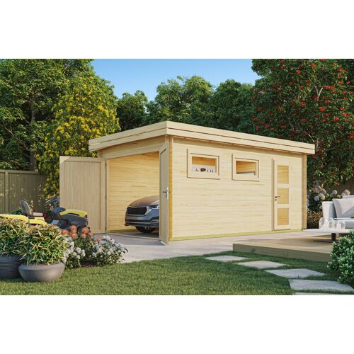 Fjordholz Holzgarage Modell Ken 28