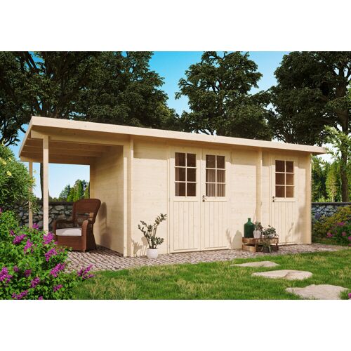 Fjordholz Gartenhaus Modell Carin 44 B +SD