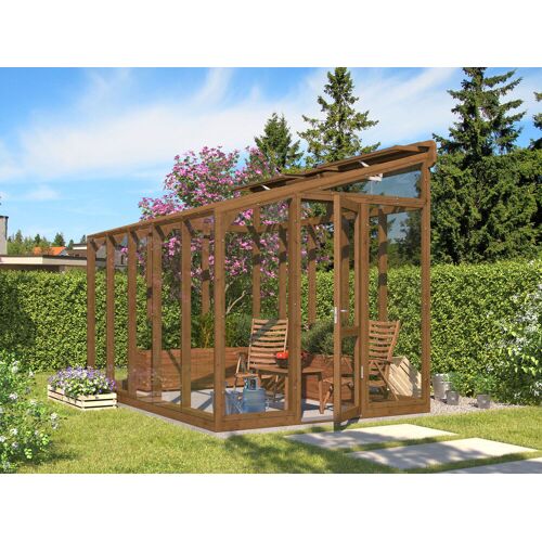 Fjordholz L1 Fjordholz Premium Gewächshaus Modell Greenline Nr.