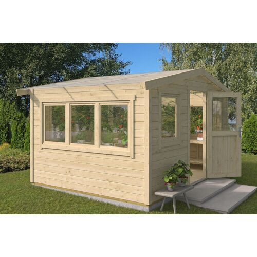 Fjordholz Gewächshaus aus Holz Modell 28 C